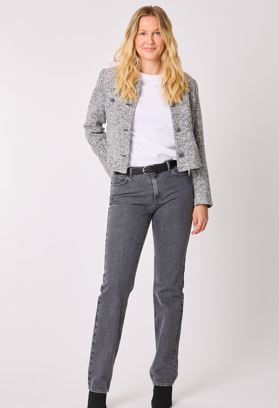 Jeans med blazer