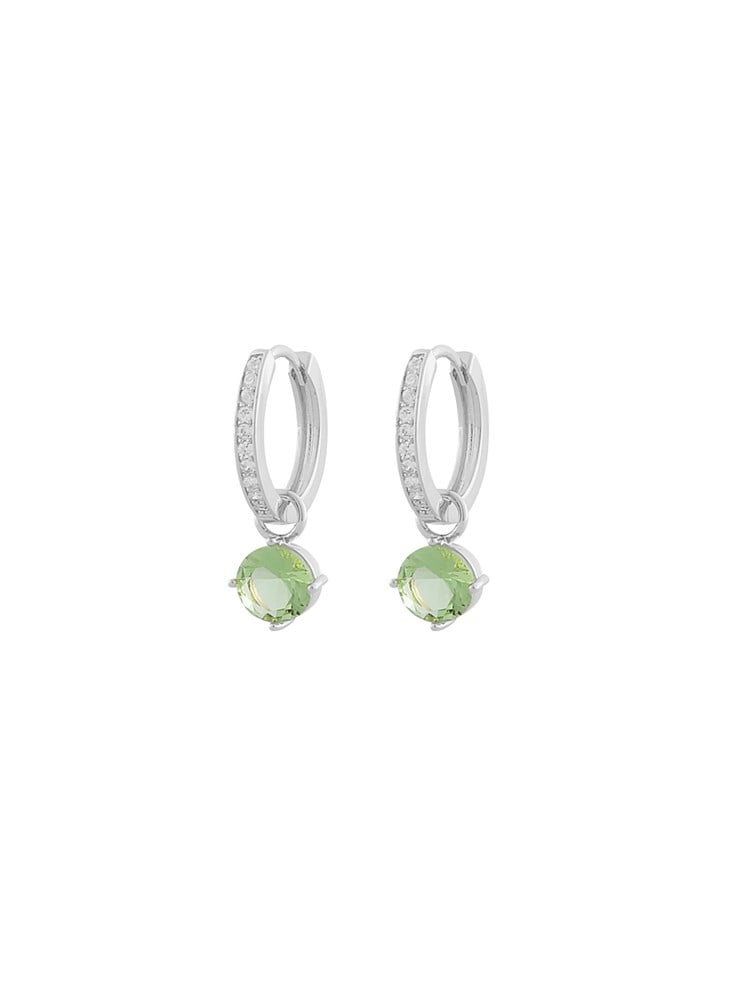 Rola Round Ring Ear 1082-6300 Rola round ring ear s light green 7251016 GJA.jpg_