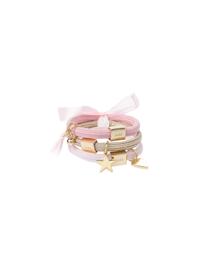 7253174 MQX 1111 - Hair Ties 3 pk Charm Combo - Dark Roses W-Gold - Extra 0_Hårstrikk kombo 3 pk MQX.jpg_