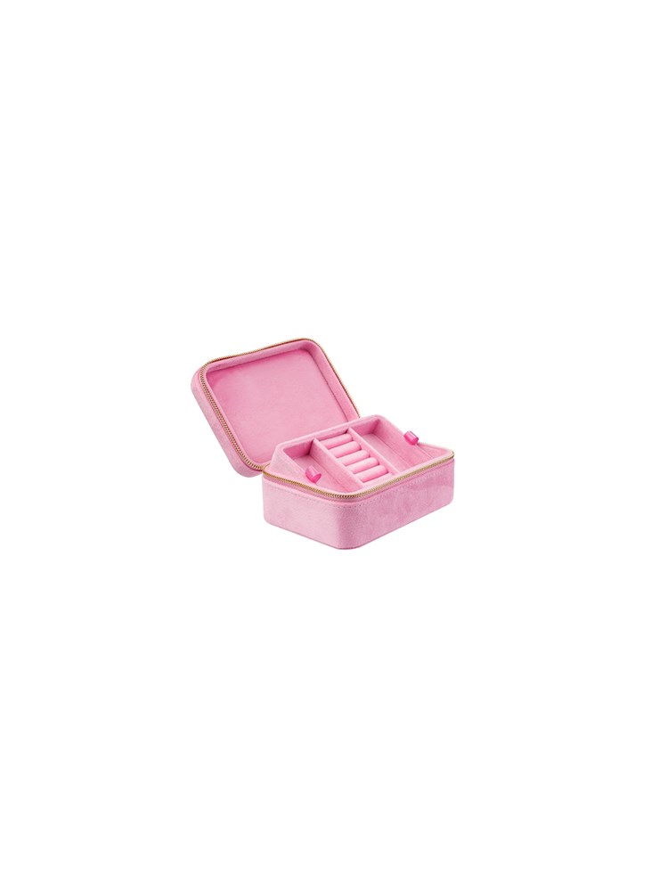 Smykkeskrin i fløyel 1386 - Velvet Jewellery Box - Bubblegum Pink - Bilde 2_Smykkeskrin i fløyel MQX_Smykkeskrin i fløyel MQX 7253179.jpg_