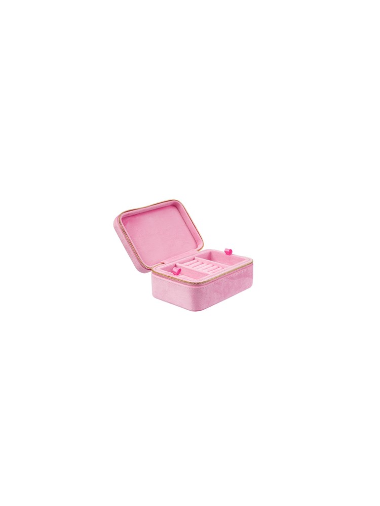 Smykkeskrin i fløyel 1386 - Velvet Jewellery Box - Bubblegum Pink - Bilde 3_Smykkeskrin i fløyel MQX_Smykkeskrin i fløyel MQX 7253179.jpg_