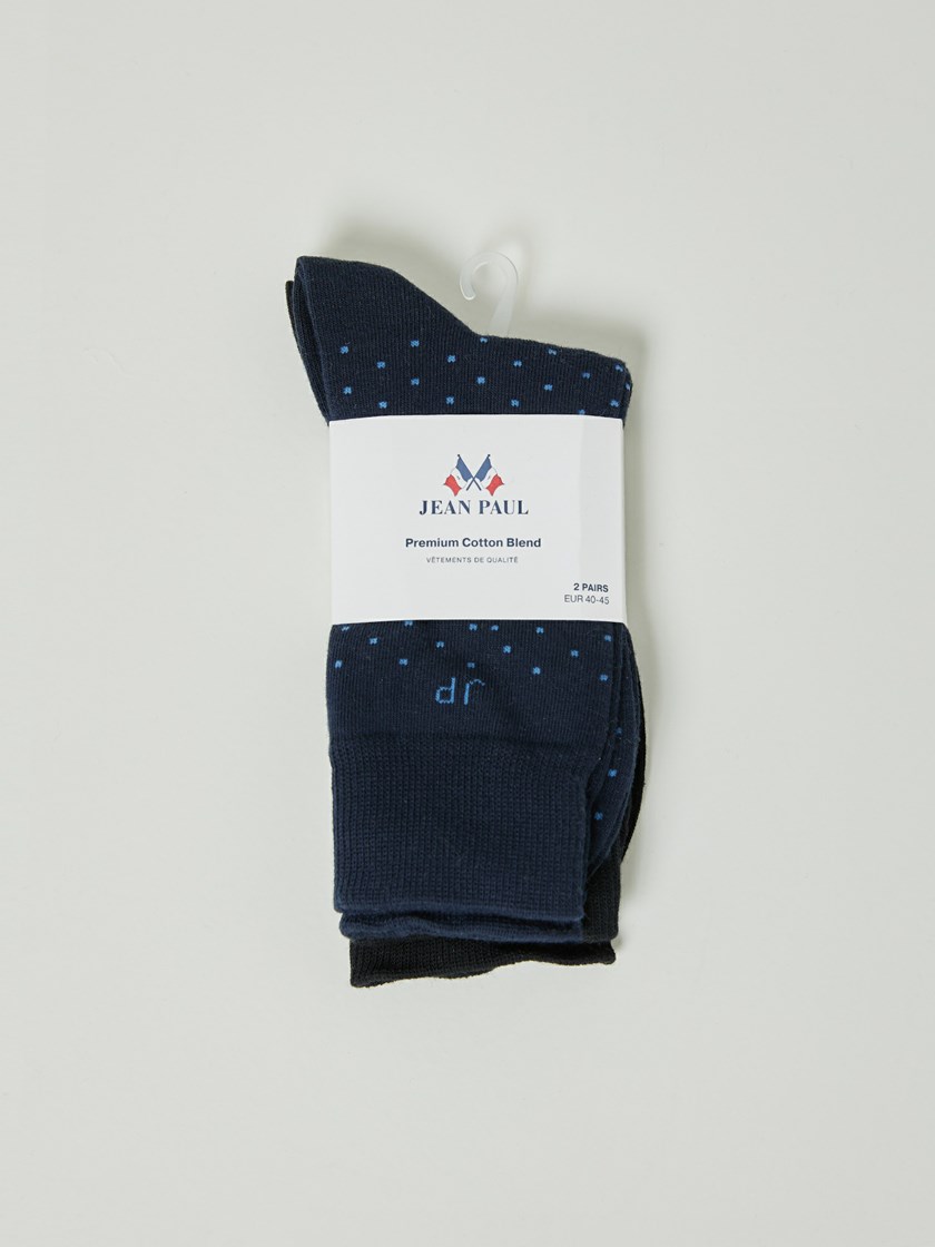 7247724 EM6 7247724_EM6-JEANPAUL-NOS-Front_4324_2 pk Prikket sokk.jpg_Front||Front