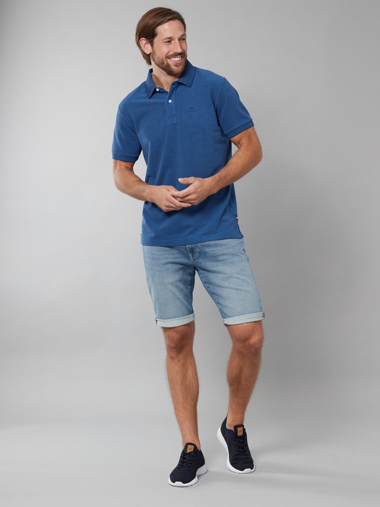 Pierre knit denim shorts 7248591_ENB-JEANPAUL-H22-Modell-Front_8064_DAD_Pierre knit denim shorts DAD.jpg_