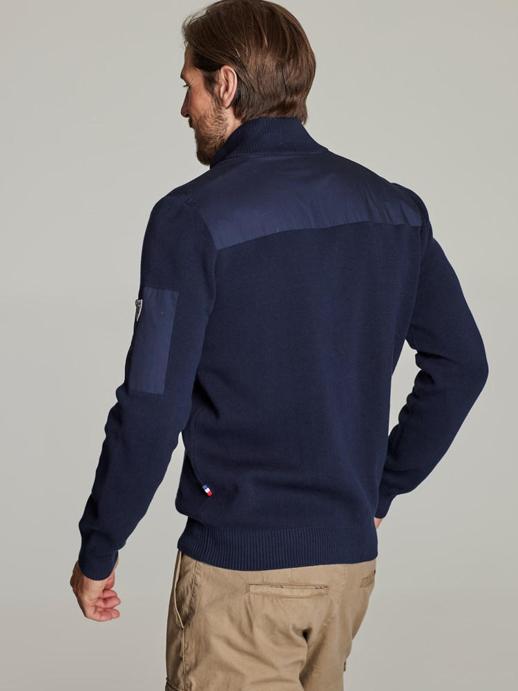 Vincent zip cardigan 7249007_JEAN PAUL_S22_VINCENT ZIP CARDIGAN_4_EM6_BLÅ_1999_Modell_-back_47141.jpg_