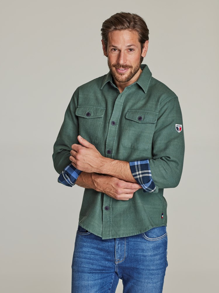 Francesco Skjortejakke 7249050_GOH-JEANPAUL-S22-Modell-front_1676_Francesco Skjortejakke GOH.jpg_Front||Front