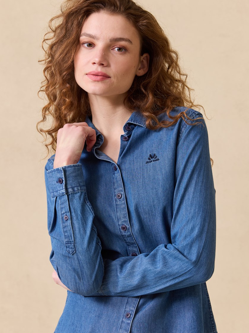 7249227 ECL 7249227_ECL_Jean Paul_Basic Denim Skjorte_NOS (3)_JP Basic denimskjorte ECL.jpg_