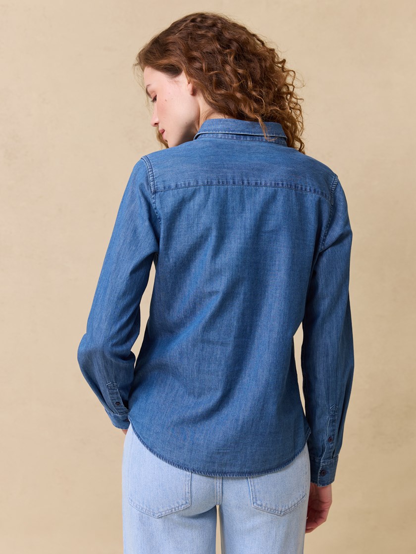 7249227 ECL 7249227_ECL_Jean Paul_Basic Denim Skjorte_NOS (5)_JP Basic denimskjorte ECL.jpg_