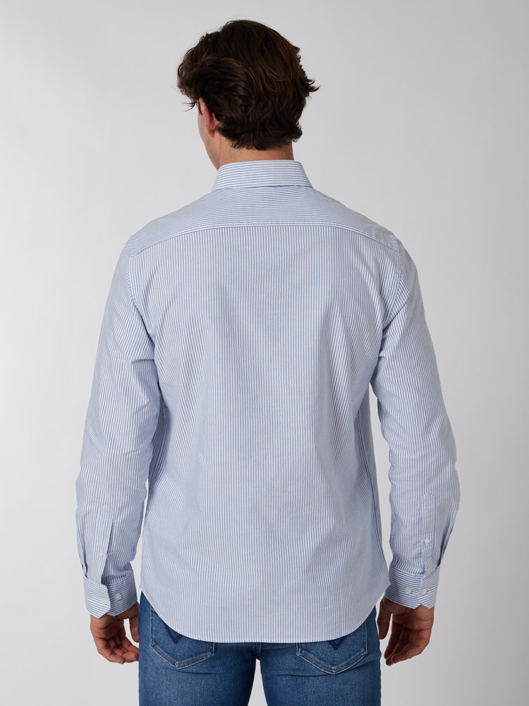 Oxford stripet skjorte - regular fit 7249303_EN3-JEANPAUL-NOS-Modell-Back_9373_Oxford stripet skjorte - regular fit EN3.jpg_Back||Back