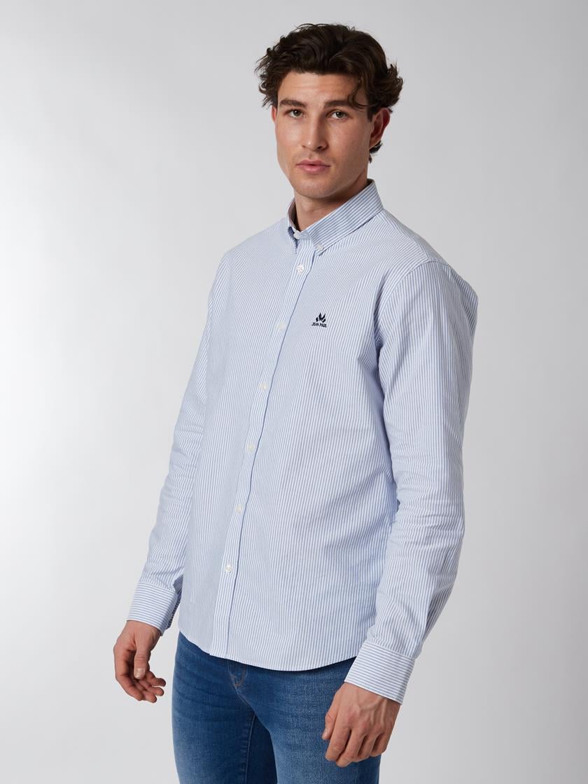 Oxford stripet skjorte - regular fit EN3