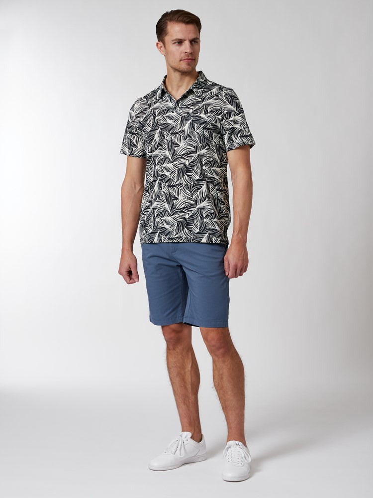Alonzo printed polo t-skjorte 7249908_C27-MRCAPUCHIN-H22-Modell-Front_chn=vic_3076_Alonzo printed polo t-skjorte C27.jpg_Front||Front