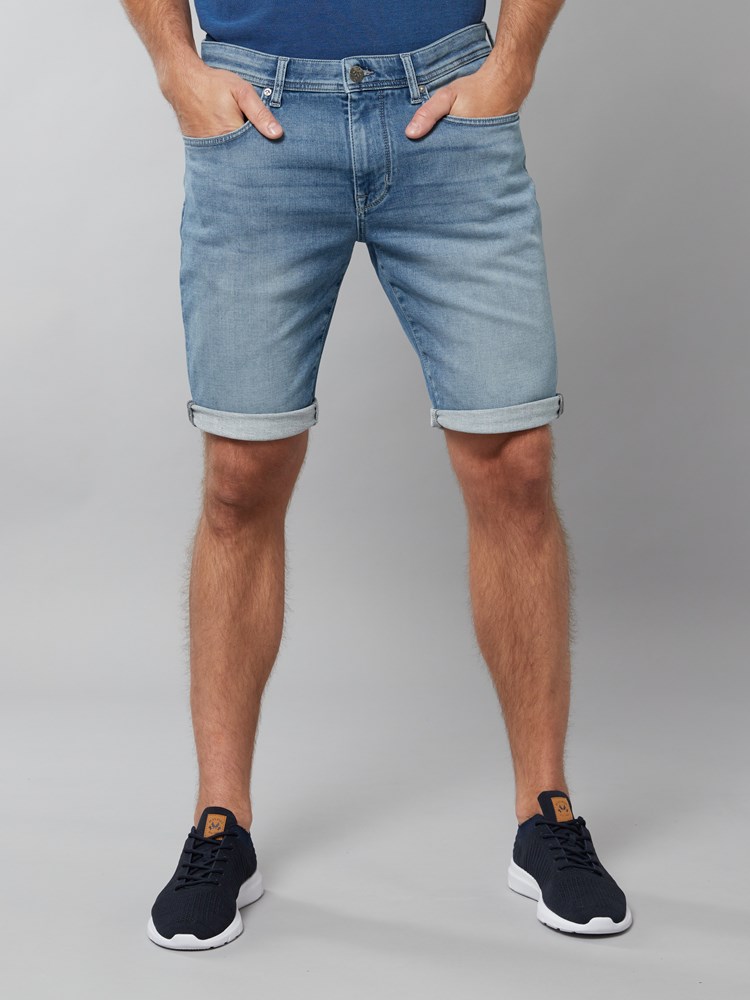 Pierre knit denim shorts 7250224_DAD-JEANPAUL-H22-Modell-Front_9266_Pierre knit denim shorts DAD.jpg_Front||Front