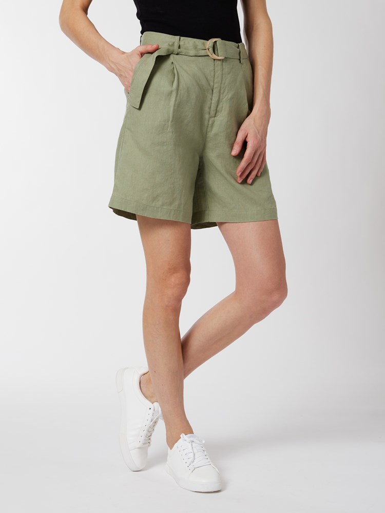 Clarita linshorts 7250411_I5U-BLU-H22-Modell-Front_chn=vic_8454_Clarita linshorts I5U 7250411.jpg_Front||Front