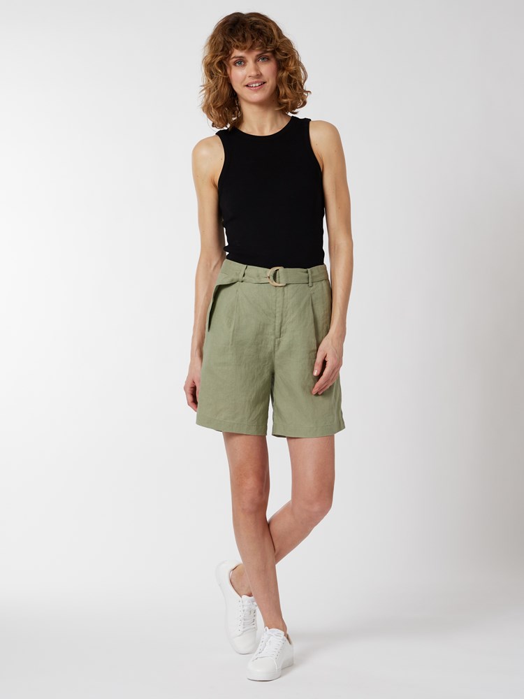 Clarita linshorts 7250411_I5U-BLU-H22-Modell-Front_chn=vic_9148_Clarita linshorts I5U 7250411.jpg_Front||Front