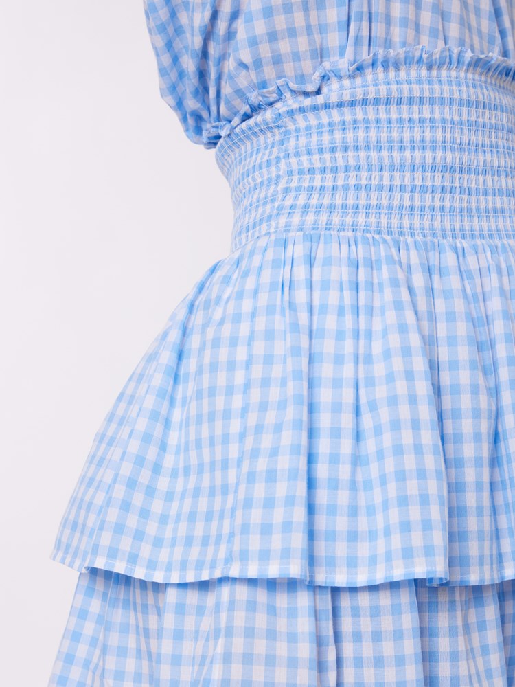 Gingham skjørt 7250559_EN3-MELL-H22-Modell-Front_chn=vic_2788_Gingham skjørt EN3 7250559.jpg_Front||Front