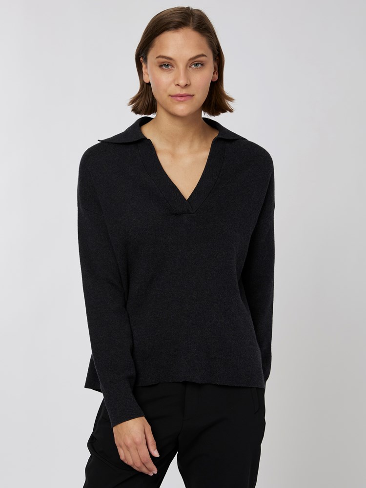 Jumo polo pullover 7251039_IBC-IN WEAR-A22-Modell-Front_chn=vic_1940_Jumo polo pullover IBC 7251039.jpg_Front||Front