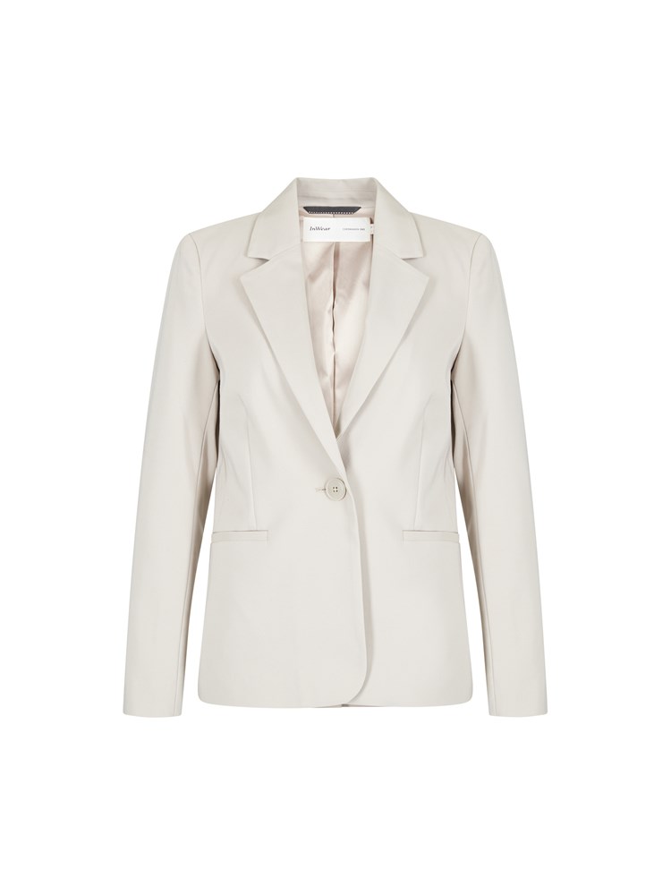 Zella classic kort blazer 7252121_I3O-IN WEAR-S24-Front_1641_Zella classic kort blazer I3O_Zella classic kort blazer I3O 7252121.jpg_Front||Front