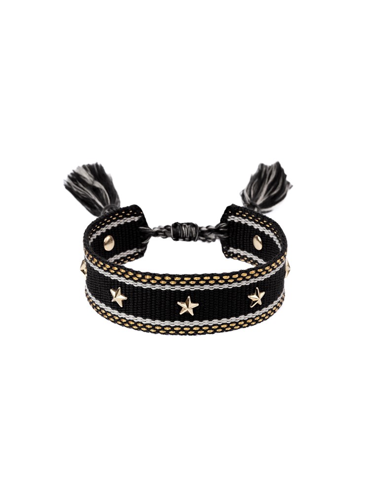 Vevet vennskaps armbånd 7253183ID2 - Woven Friendship Bracelet with Star Studs_Vevet vennskaps armbånd ID2 7253182.jpg_