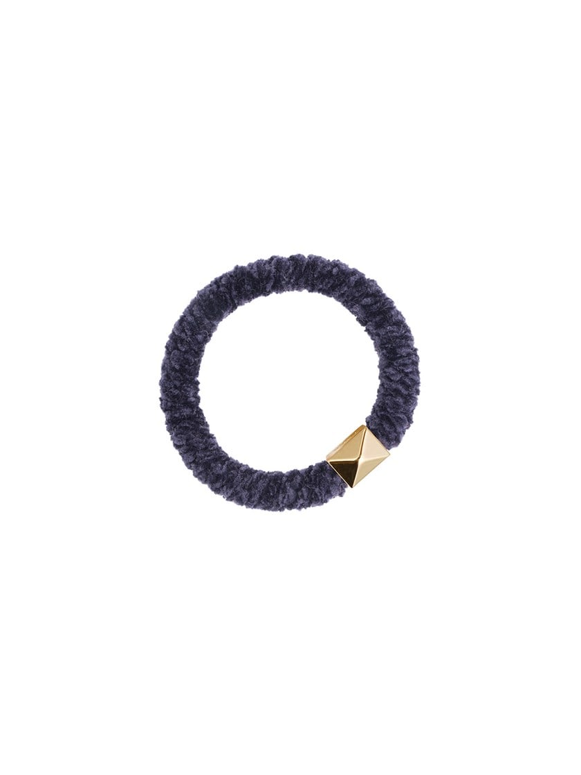 7253186 EM1 7253186EM1 - Fluffy Fat Hair Tie with Gold.jpg_