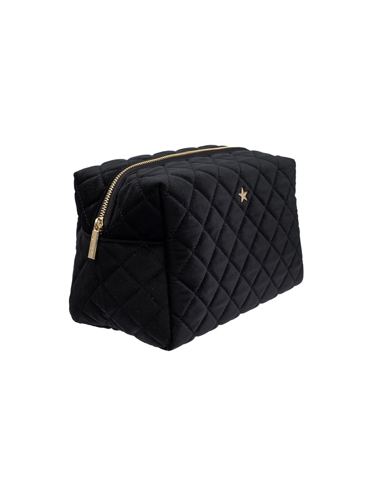 Sminkepung i fløyel stor 7253203ID2 - Velvet Square Quilted Make-Up Pouch Large_Bilde 2_Sminkepung i fløyel stor ID2.jpg_