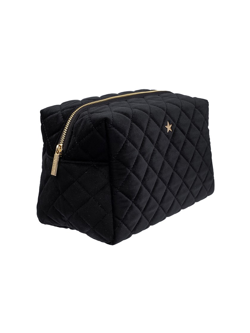 7253203 ID2 7253203ID2 - Velvet Square Quilted Make-Up Pouch Large_Bilde 2.jpg_