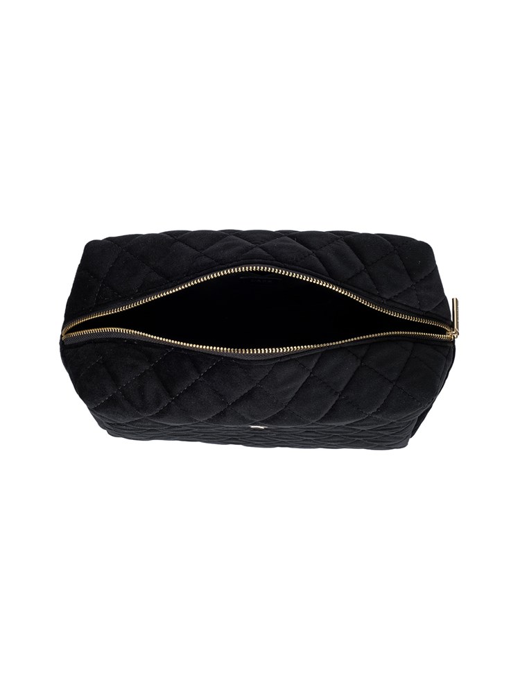 Sminkepung i fløyel stor 7253203ID2 - Velvet Square Quilted Make-Up Pouch Large_Bilde 3_Sminkepung i fløyel stor ID2.jpg_