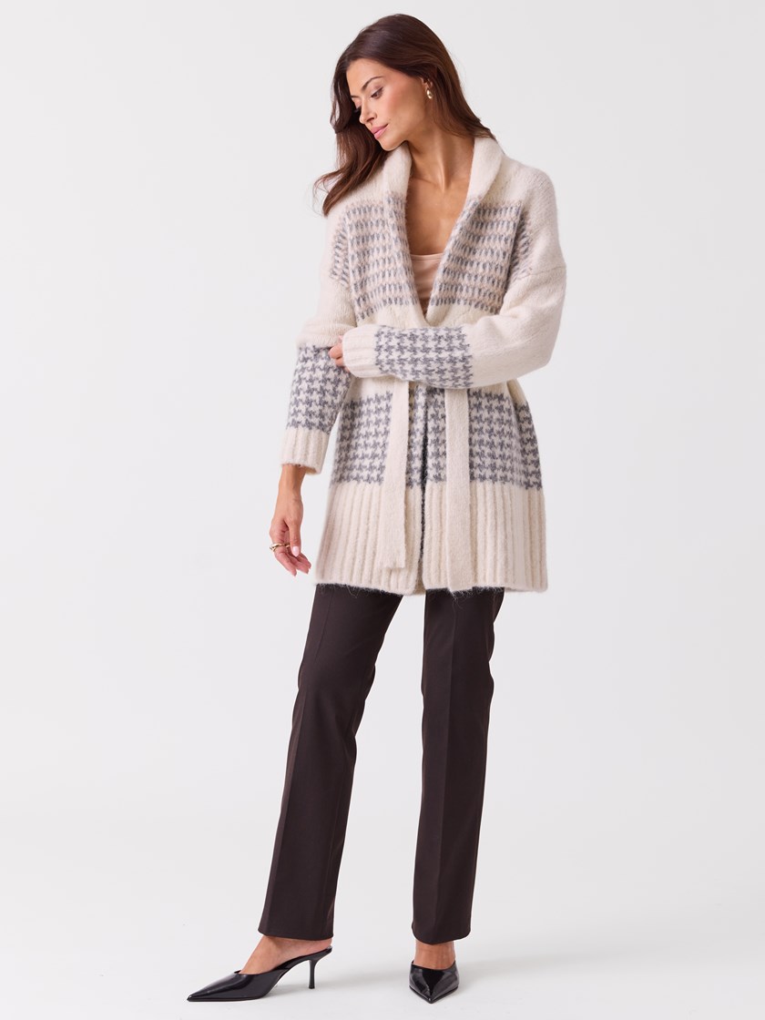 7253940 O79 7253940_O79-RICCO VERO-A26-Modell-Front_chn=vic_9812_Spirit Glencheck Cardigan O79.jpg_Front||Front