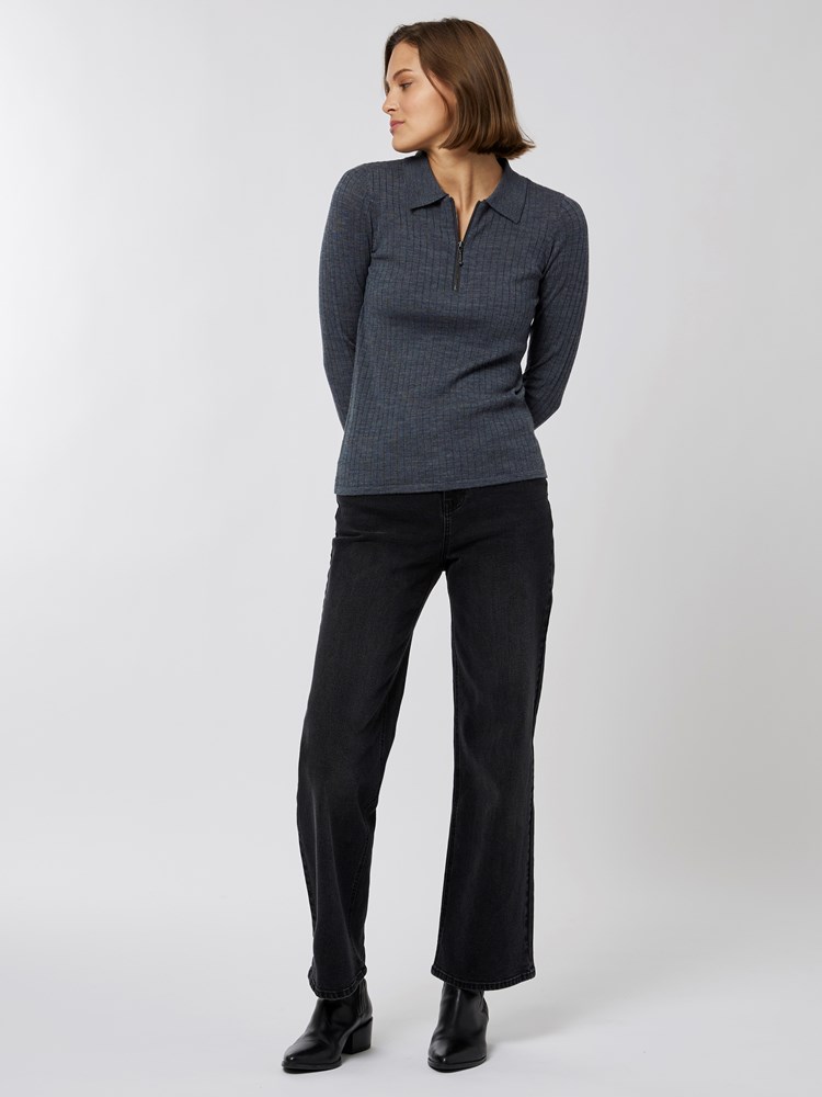 Micah zip genser 7500049_IGG-BLU-A22-Modell-Front_chn=vic_818_Micah zip genser IGG 7500049.jpg_Front||Front
