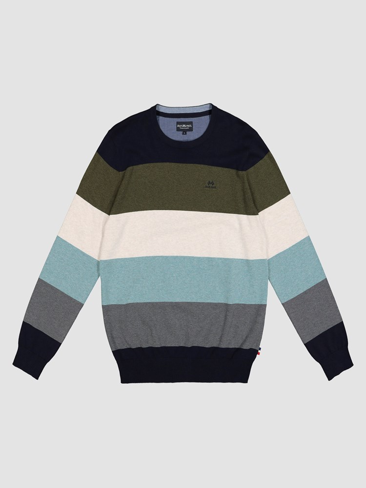 Gerard stripet genser 7500109_EM6-JEANPAUL-A22-Front_8037_Gerard stripet genser EM6.jpg_Front||Front