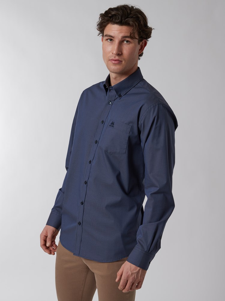 Kemp poplinskjorte - classic fit 7500123_ENB-JEANPAUL-A22-Modell-Front_14_Kemp poplinskjorte - classic fit ENB.jpg_Front||Front