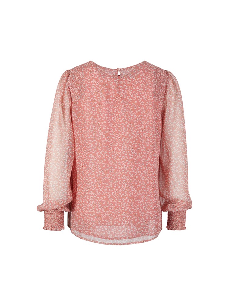 Lucette mønstret  bluse 7500203_MPQ-VAVITE-A22-Back_7633_Lucette mønstret  bluse_Lucette mønstret  bluse MPQ_Lucette mønstret  bluse MPQ 7500203.jpg_Back||Back
