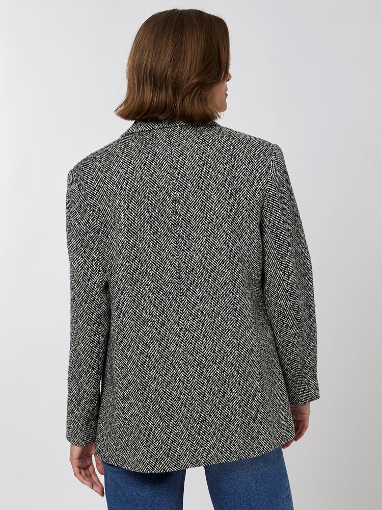 Ayla herringbone blazer 7500496_CAB-DONNA-A22-Modell-Back_chn=vic_8047_Ayla herringbone blazer CAB_Ayla herringbone blazer CAB 7500496.jpg_Back||Back