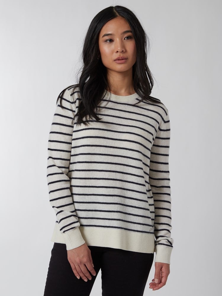 Madelyn stripete genser 7500602_O79-JEANPAUL-A22-Modell-Front_8990_Madelyn stripete genser O79_Madelyn stripete genser O79 7500602.jpg_Front||Front