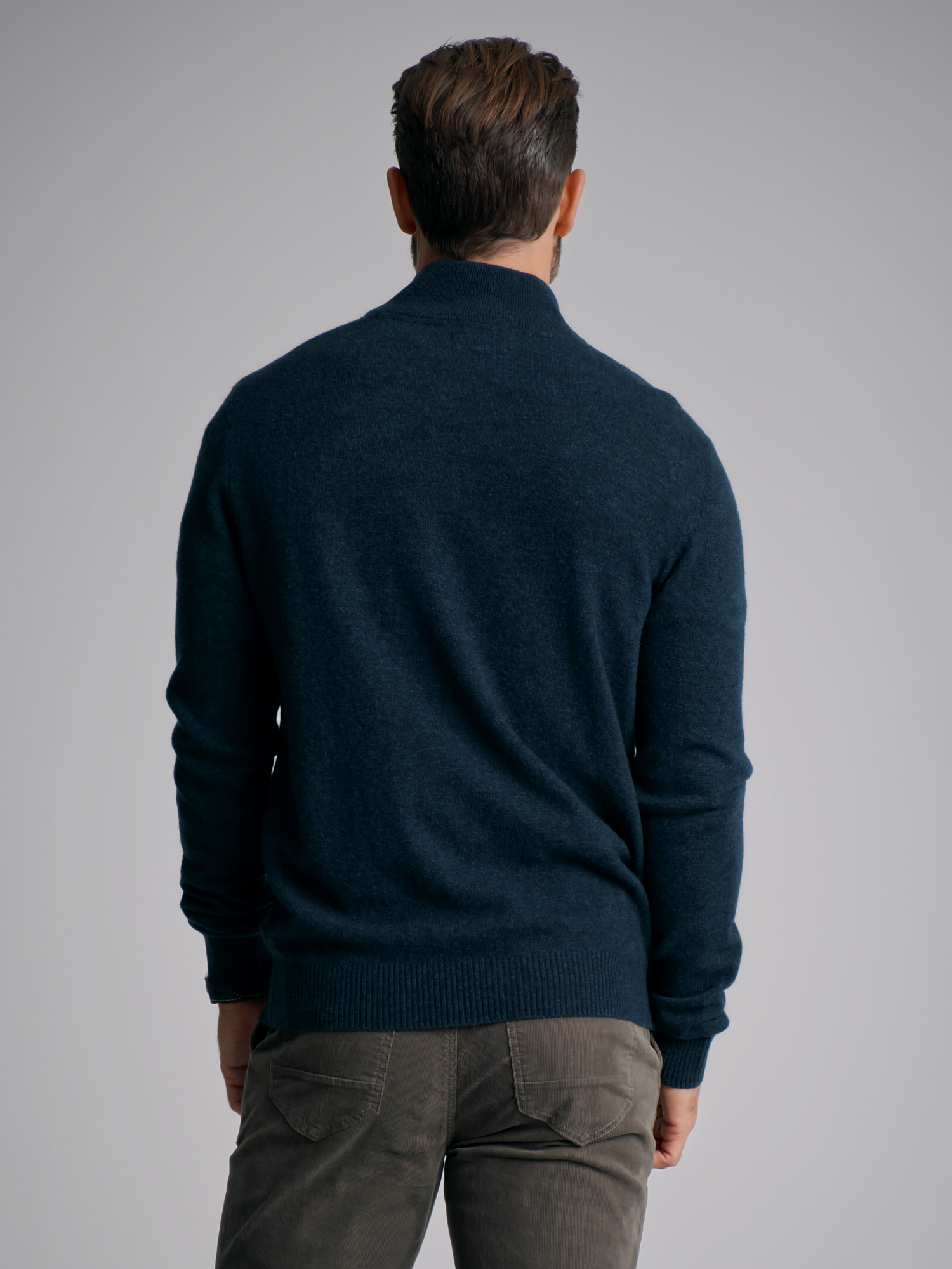 Canmore zip genser Dress Blues | VIC