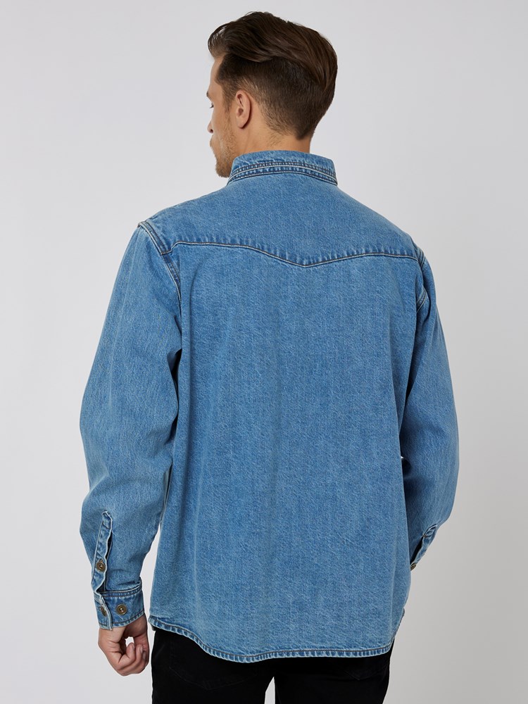 Wayne overshirt 7501110_D03-HENRYCHOICE-A22-Modell-Back_chn=vic_822_Wayne overshirt D03.jpg_Back||Back