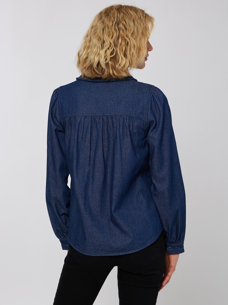 Becca denim bluse 7501205_EHJ-MELL-A22-Modell-Front_chn=vic_7684_Becca denim bluse EHJ.jpg_Front||Front