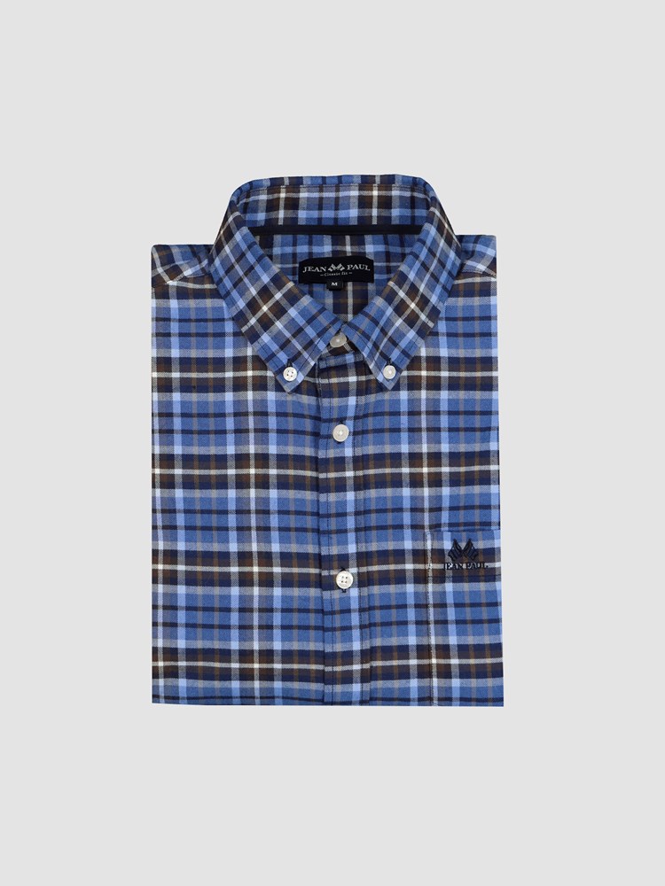 Kaiser flanellskjorte - classic fit 7501295_EGZ-JEANPAUL-W22-Front_1802_Kaiser flanellskjorte - classic fit EGZ.jpg_Front