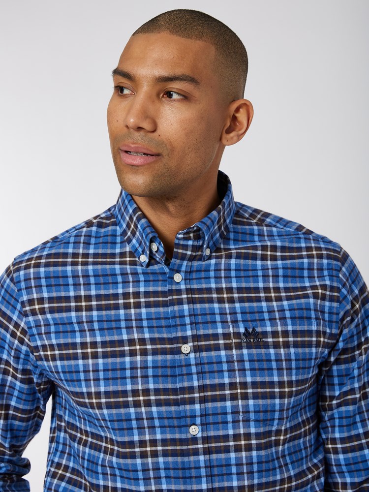 Kaiser flanellskjorte - classic fit 7501295_EGZ-JEANPAUL-W22-Modell-Front_4275_Kaiser flanellskjorte - classic fit EGZ.jpg_Front