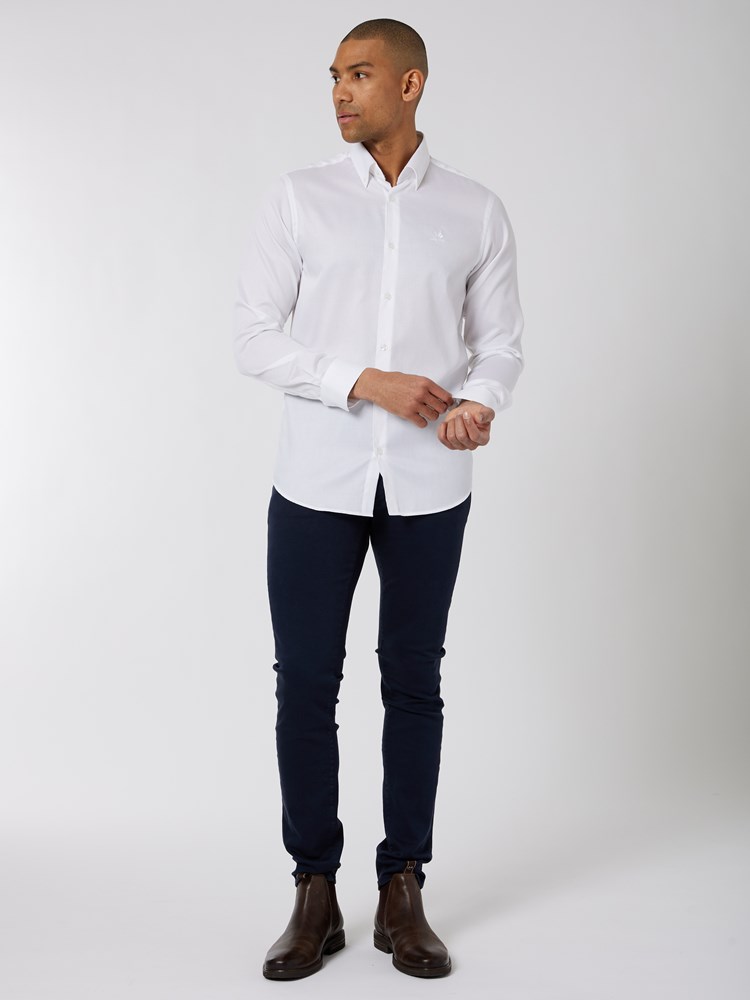 Peretti skjorte - slim fit 7501308_O68-JEANPAUL-W22-Modell-Front_7913_Peretti skjorte - slim fit O68 7502248.jpg_
