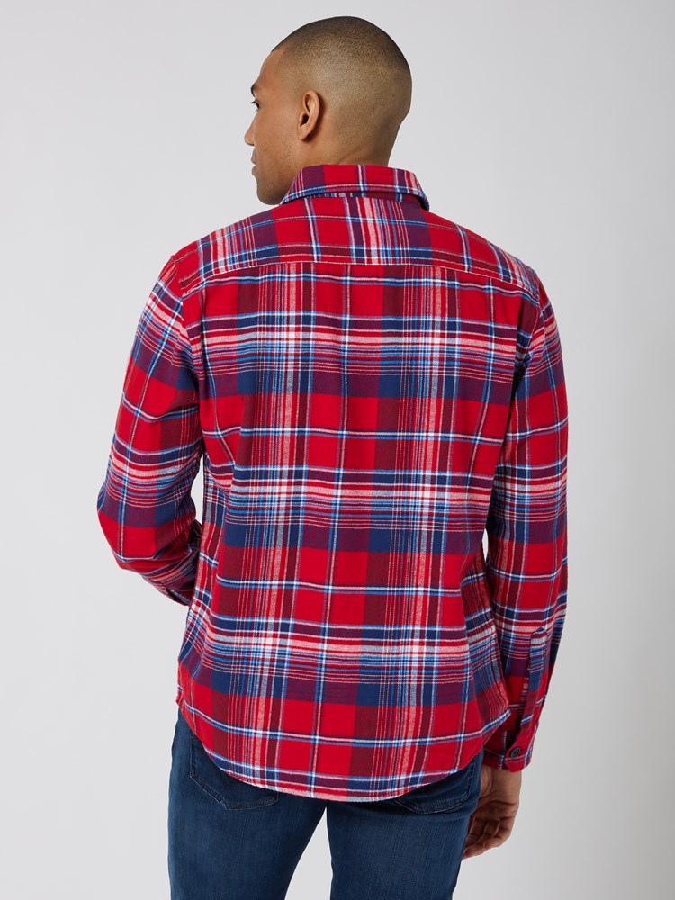 Tignes skjortejakke - classic fit 7501309_KB6-JEANPAUL-W22-Modell-Back_7284_Tignes skjortejakke - classic fit KB6.jpg_Back||Back