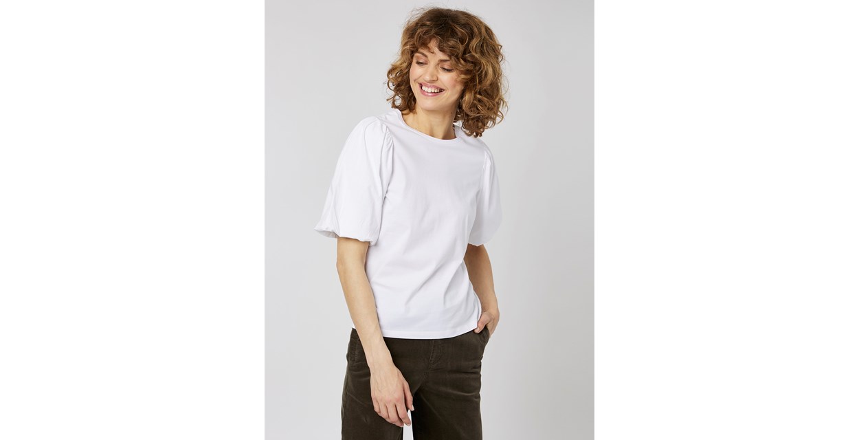 Mathilda Topp Bright White | VIC