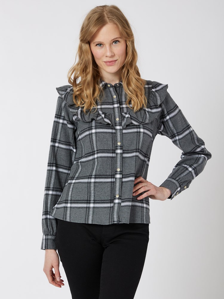 Cille bluse 7501429_IEB-JEANPAUL-W22-Modell-Front_2167_Cille bluse IEB_Cille bluse IEB 7501429.jpg_Front||Front