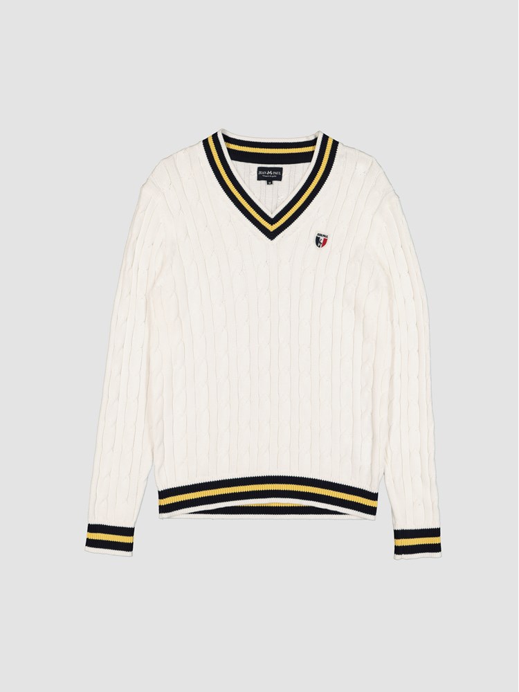 Tennis genser 7502140_O79-JEANPAUL-S23-Front_8922_Tennis genser.jpg_Front||Front