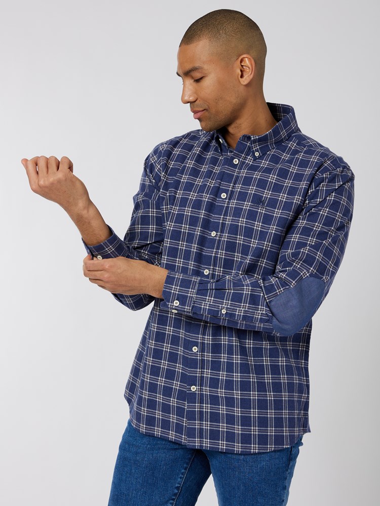 Jacob twillskjorte - regular fit 7502213_ENB-JEANPAUL-W22-Modell-Front_5513.jpg_Front||Front
