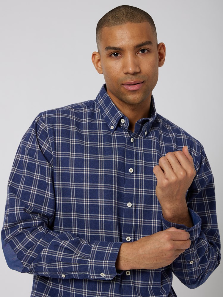 Jacob twillskjorte - regular fit 7502213_ENB-JEANPAUL-W22-Modell-Front_5646.jpg_Front||Front