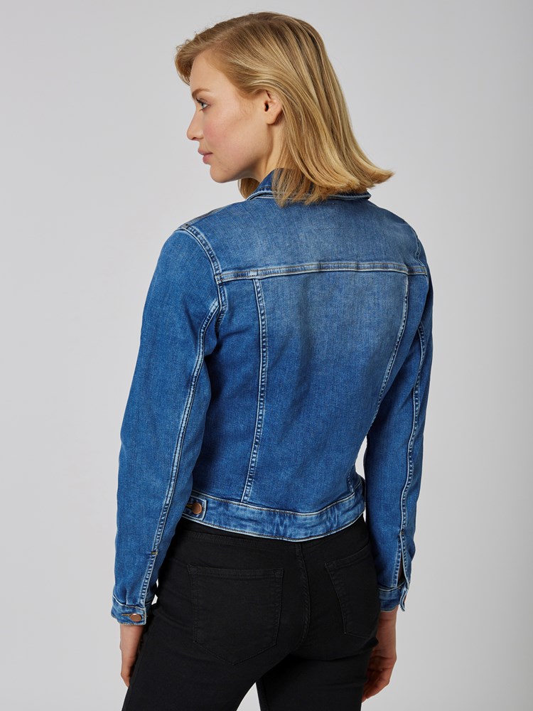 Forever denim jakke 7503428_DAD-MELL-S23-Modell-Back_chn=vic_5079_Forever denim jakke DAD_Forever denim jakke DAD 7503428.jpg_Back||Back
