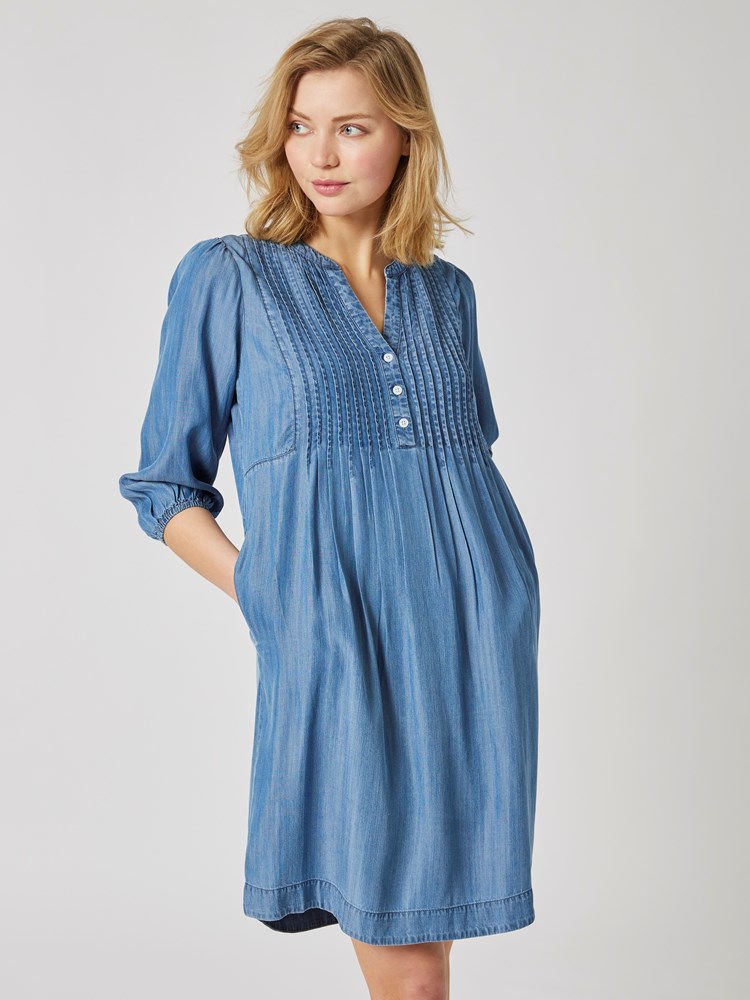 Louise kjole 7504108_ECL-MELL-H23-Modell-Front_chn=vic_1134_Louise kjole ECL 7504108.jpg_Front||Front