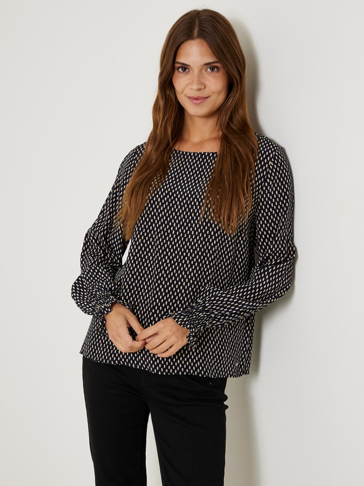 Lula bluse 7504155_EM6-JEANPAUL-A23-Front_4817_Lula bluse_Lula bluse EM6_Lula bluse EM6 7504155.jpg_Front||Front