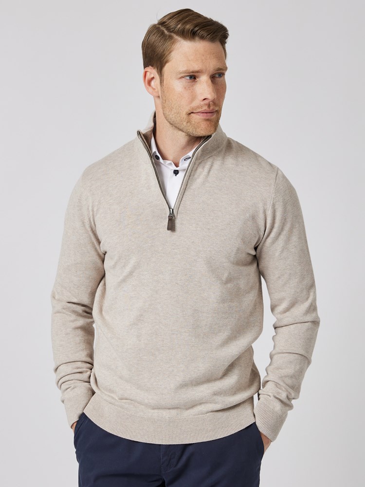 Easton zip genser 7504798_I4C-VESB-A23-Modell-Front_chn=vic_1099.jpg_Front||Front