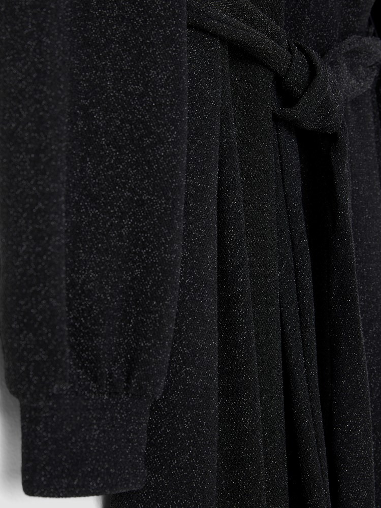 Emiko glitter omslagskjole 7505445_CAB-DONNA-W23-Front_4157_Emiko glitter omslagskjole.jpg_Front||Front