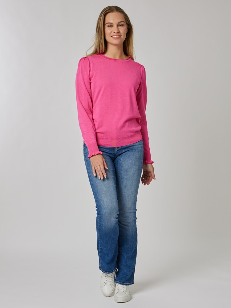 Fredrikke genser 7506025_MOI-MELL-S24-Modell-Front_chn=vic_5871_Fredrikke genser MOI_Fredrikke genser MOI 7506025.jpg_Front||Front